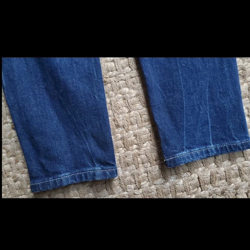🆕️ We the Free People Ultra High Rise hi waisted Skinny jeans dark Button fly